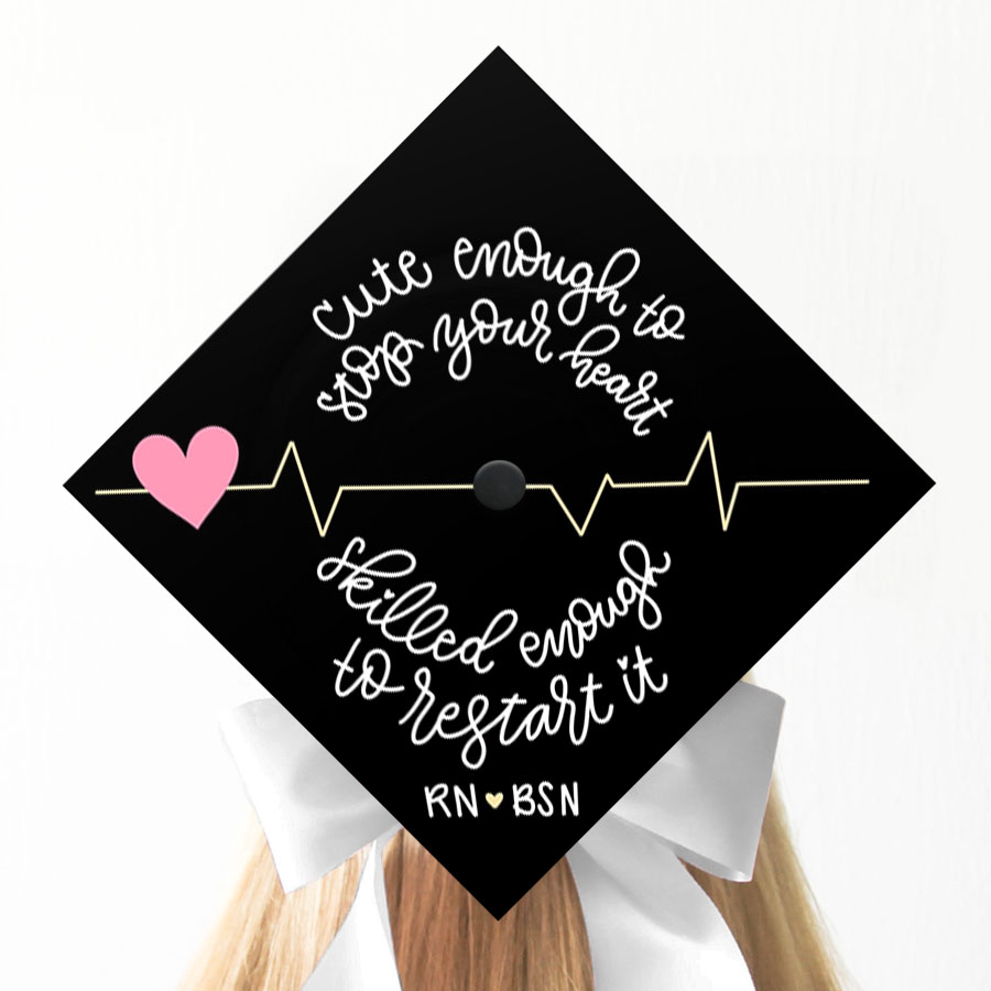 My graduation cap! I may not be able to walk but I still decorated